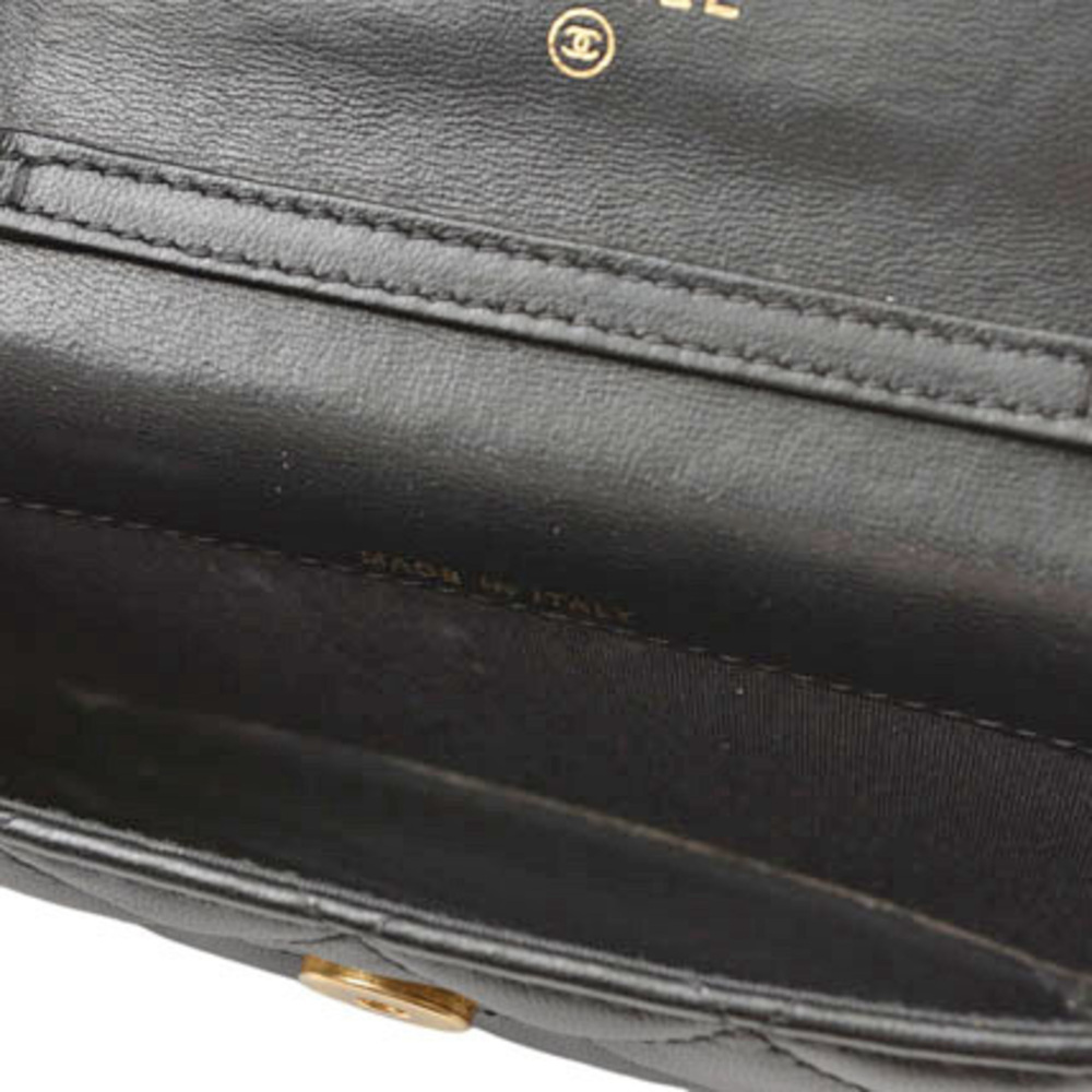 CHANEL Black Lambskin Leather Wallet - Picture 8 of 14